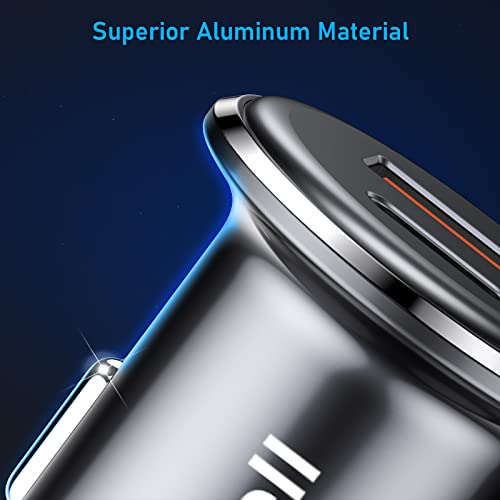 Beikell 48W Dual PD/QC 3.0 USB Car Charger