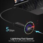 SABRENT 5-Gigabit Ethernet Adapter for USB-C