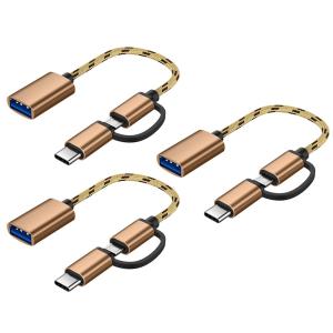 3-in-1 USB OTG Adapter for Samsung