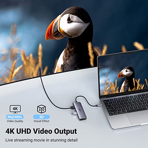 6-in-1 USB-C Hub with 4K HDMI