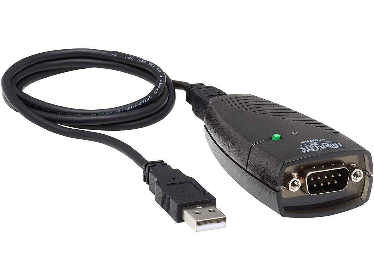 High-Speed USB-A to Serial Adapter with Detachable Cable