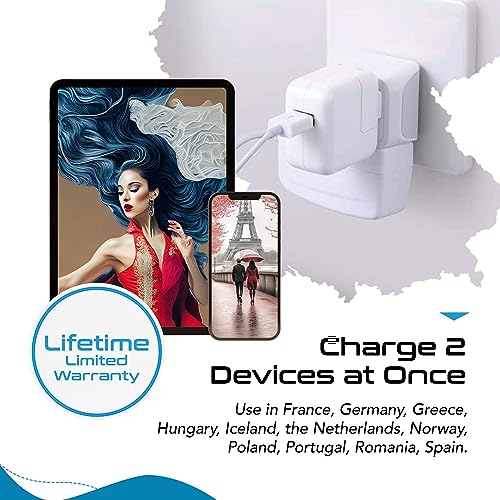 Ultra-Compact Dual Input Plug Adapter (3 Pack)