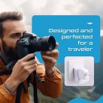 Ultra-Compact Dual Input Plug Adapter (3 Pack)