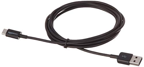 Black USB-C to USB-A Male Cable - 1.8m