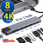 Type-C USB-C Hub with 8 Ports