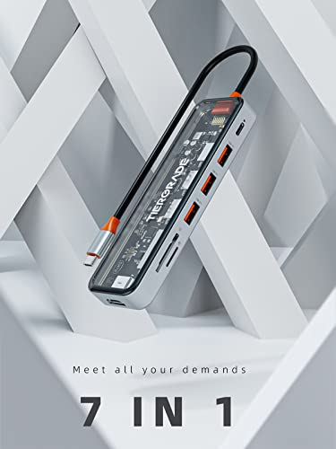 7-in-1 USB-C Hub w/4K HDMI & 100W PD