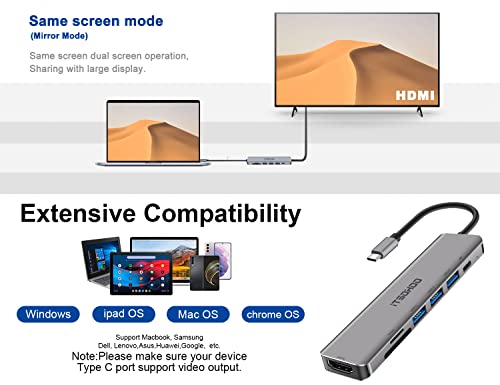7-in-1 USB-C HDMI Adapter for Mac and More