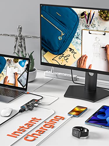 7-in-1 USB-C Hub w/4K HDMI & 100W PD