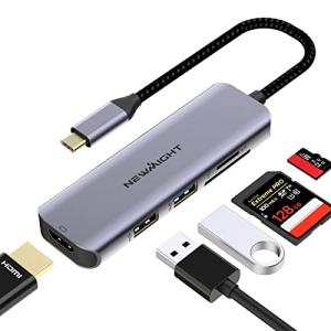 5-in-1 USB C Hub with HDMI 4K