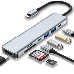 7-in-1 USB-C hub with 4K HDMI & fast charge