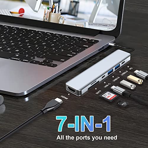 7-in-1 USB-C hub with 4K HDMI & fast charge