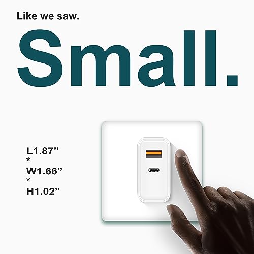 2-Port USB-C Charger for iPhone & Watch