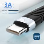 Fast Charging USB-C Cable 2-Pack, 3ft
