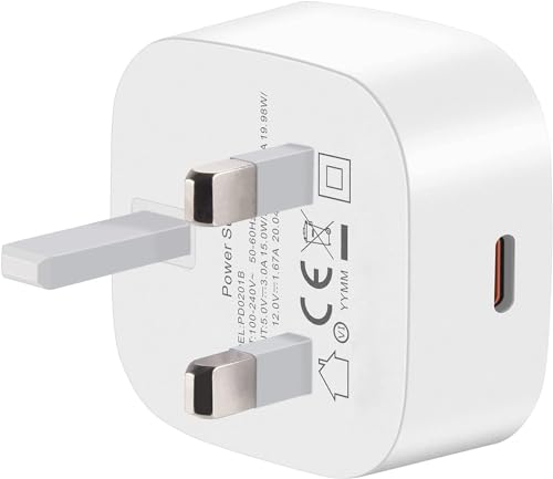 20W PD USB-C Wall Charger for iPhone/iPad