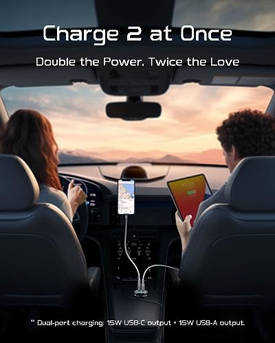 30W USB C Car Charger adapter