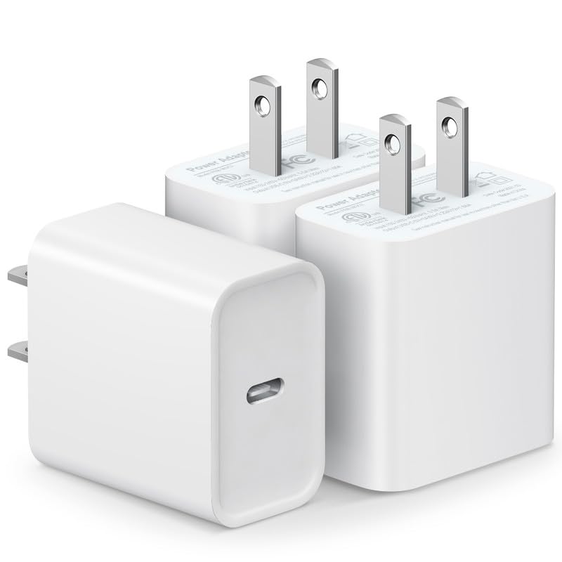 3 Pack USB-C iPhone Charger 20W