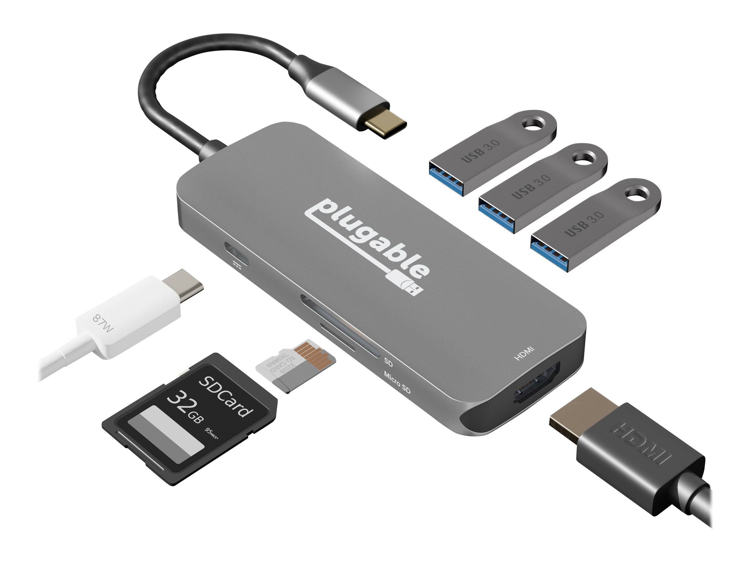 7-in-1 USB-C Hub for Mac, Windows & More
