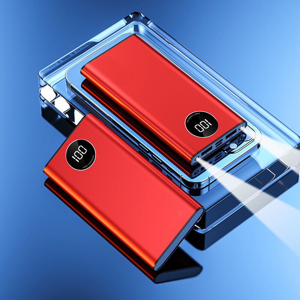 LCD Portable 900000mAh USB-C Power Bank