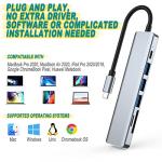 Dveda USB C Hub with 7 Ports