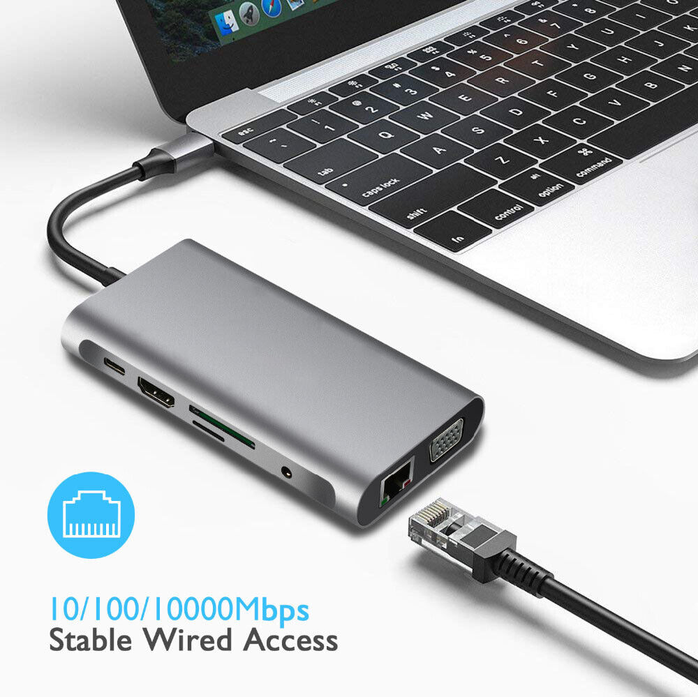 7 in 1 USB-C Hub for Macbook Pro/Air