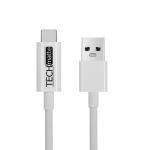 White 3ft USB-C to USB Cable
