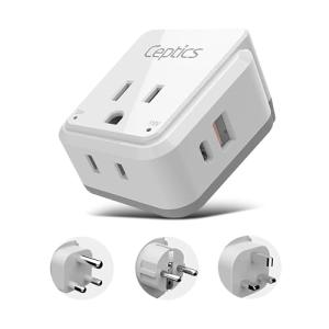 USB-C South Africa Travel Adapter with SwadAPt Attachments