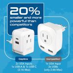 USB-C South Africa Travel Adapter with SwadAPt Attachments