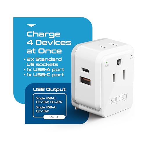 USB-C South Africa Travel Adapter with SwadAPt Attachments
