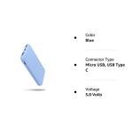 VANYUST Mini 5000mAh USB-C Power Bank