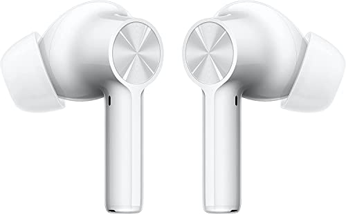 OnePlus Buds Z2 - Wireless Noise-Cancelling Headphones with 38-Hour Battery - Pearl White