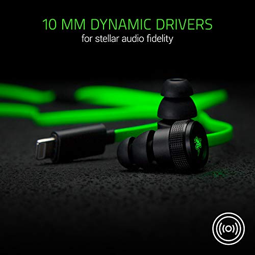 Razer Hammerhead Earbuds: Lightning Connector, Green