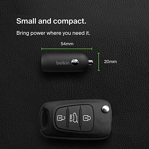 Belkin 30W Fast Car Charger with USB-C Power