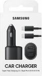 Samsung Super Fast Dual Car Charger - 45W+15W