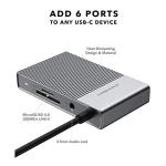 HyperDrive GEN2 6-in-1 USB-C Hub - Enhanced Connectivity