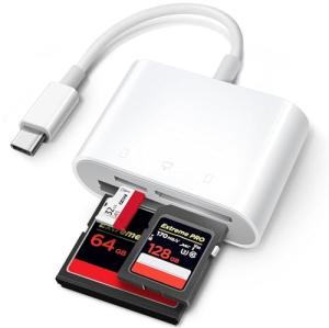 USB-C SD Card Reader Adapter for Multiple Devices
