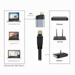 CY USB-C to Gigabit Ethernet Network Adapter