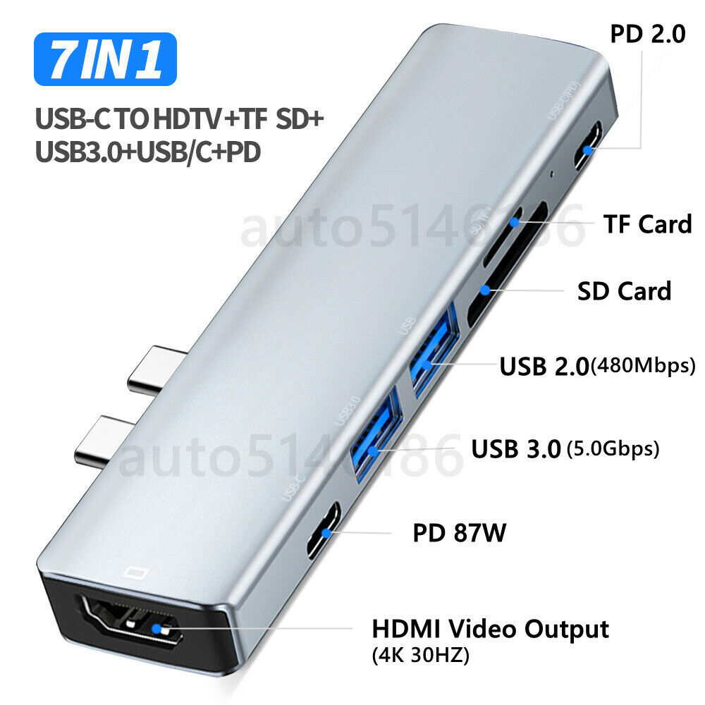 7-in-1 USB-C Hub & HDMI Adapter