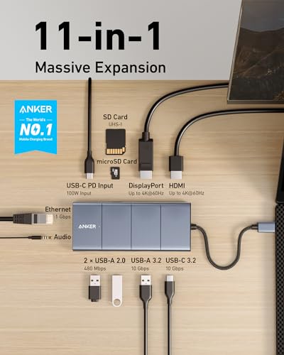 Anker 11-in-1 USB-C Docking Station for MacBook