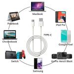 Catchke 4FT USB-C Fast Charge Cable Pack