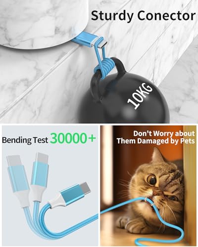 HKYUSHINE USB-C Fast Charging Cable 5-Pack