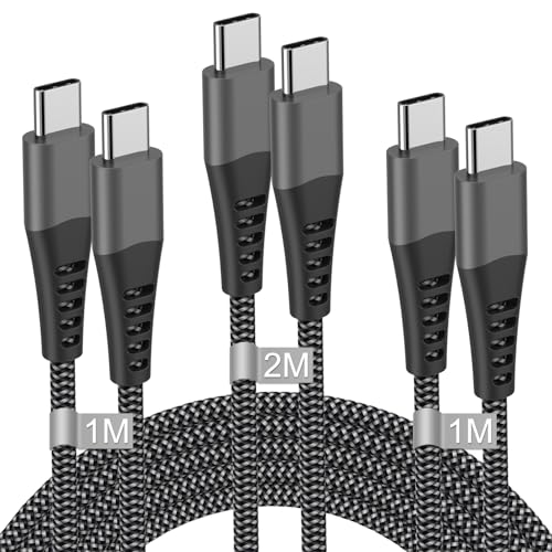 USB-C Fast Charging Cable Set - 1M/1M/2M