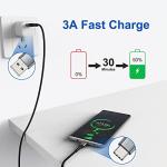 Braided 2m USB-C Charger Cable 2-Pack, 3A Fast