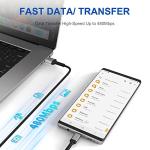 Braided 2m USB-C Charger Cable 2-Pack, 3A Fast