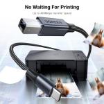 UGREEN USB B to USB C Printer Cable 3FT