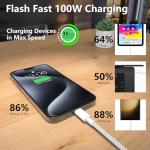 ANMIEL 100W USB-C to USB-C Cable Pack