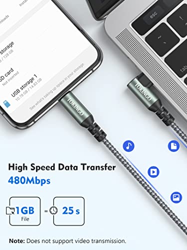 TOKINGO 0.5M USB-C Fast Charging Cable 100W