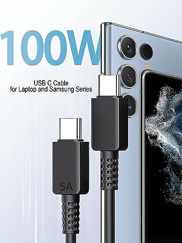 2-Pack USB-C Fast Charger Cable 100W, 1.8M