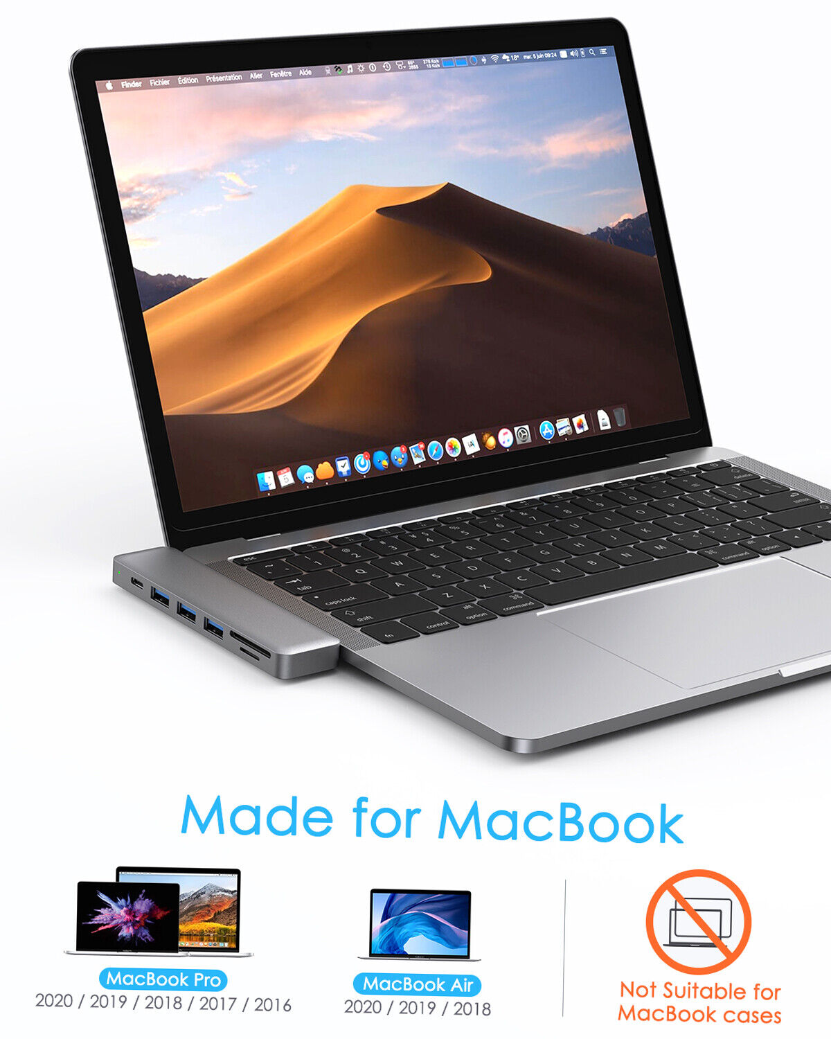 7-in-1 Type C Hub with 4K HDMI