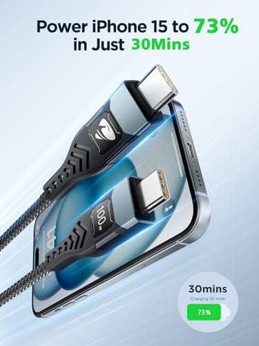 100W Fast Charging USB-C to USB-C Cable 3M