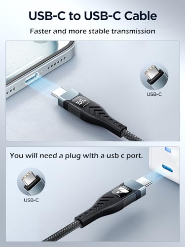 100W Fast Charging USB-C to USB-C Cable 3M
